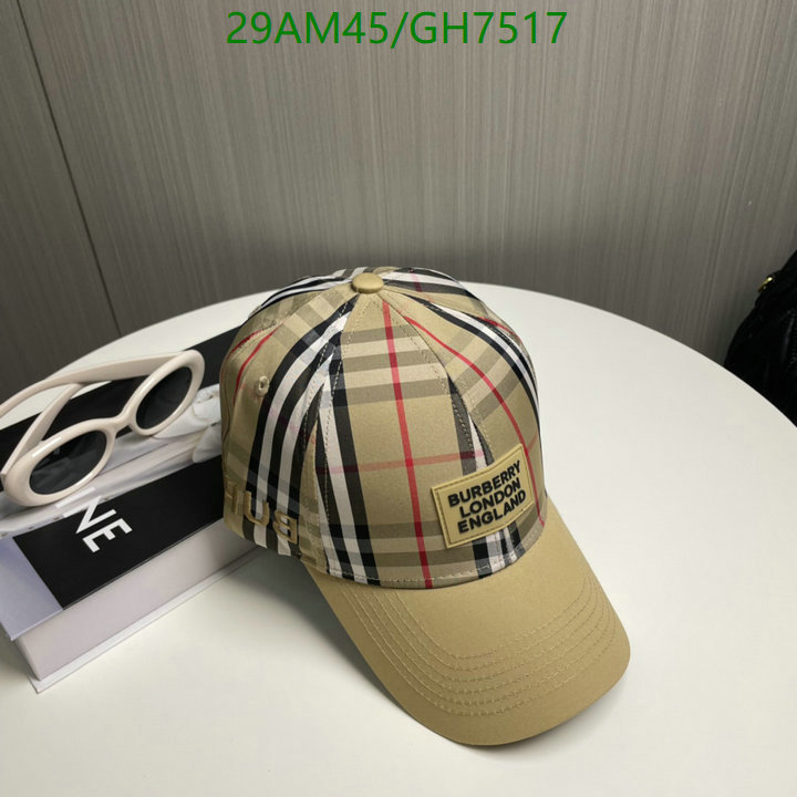 Burberry-Cap(Hat) Code: GH7517 $: 29USD
