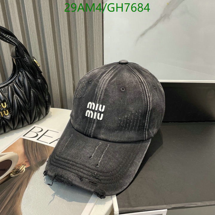 Miu Miu-Cap(Hat) Code: GH7684 $: 29USD