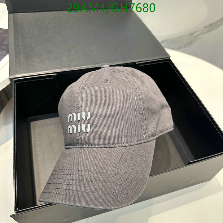Miu Miu-Cap(Hat) Code: GH7680 $: 29USD