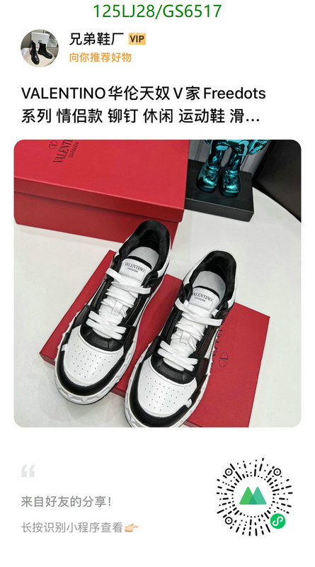 Valentino-Men shoes Code: GS6517 $: 125USD