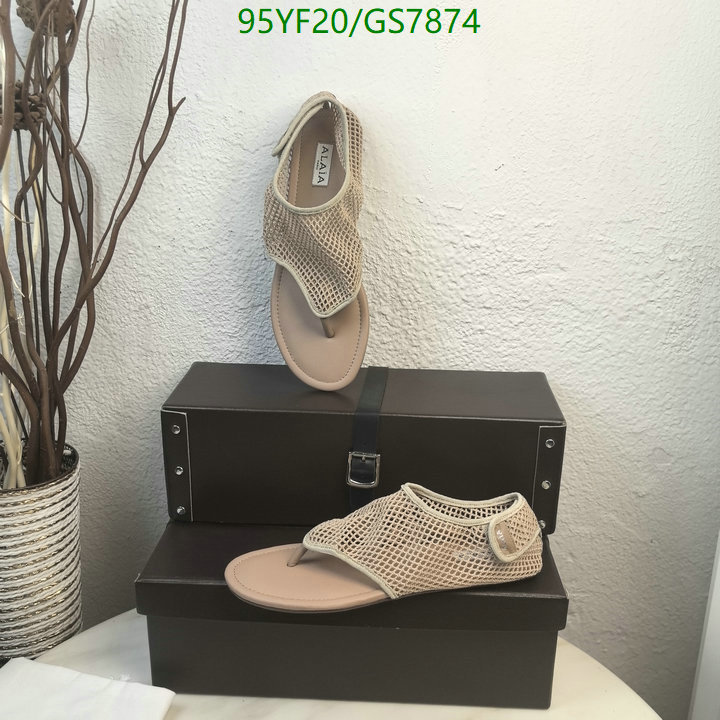 ALAIA-Women Shoes Code: GS7874 $: 95USD