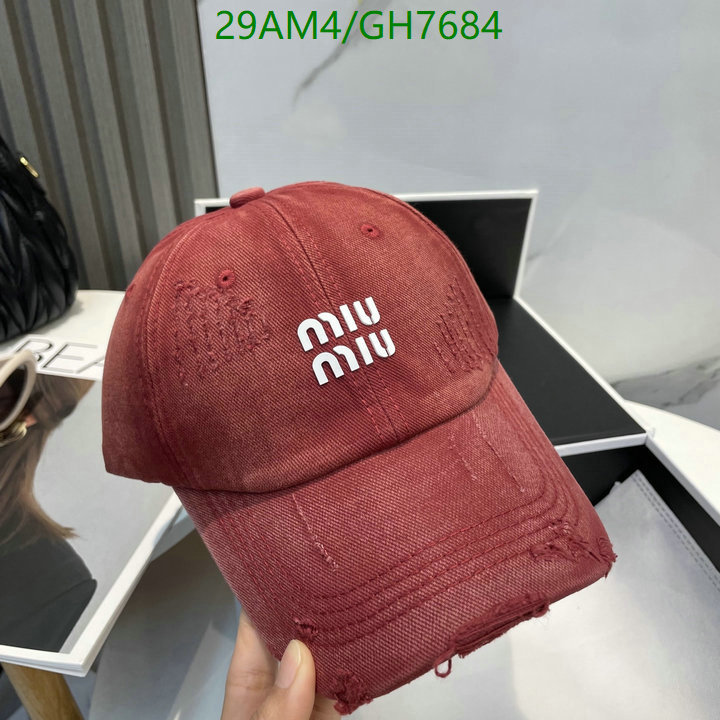 Miu Miu-Cap(Hat) Code: GH7684 $: 29USD
