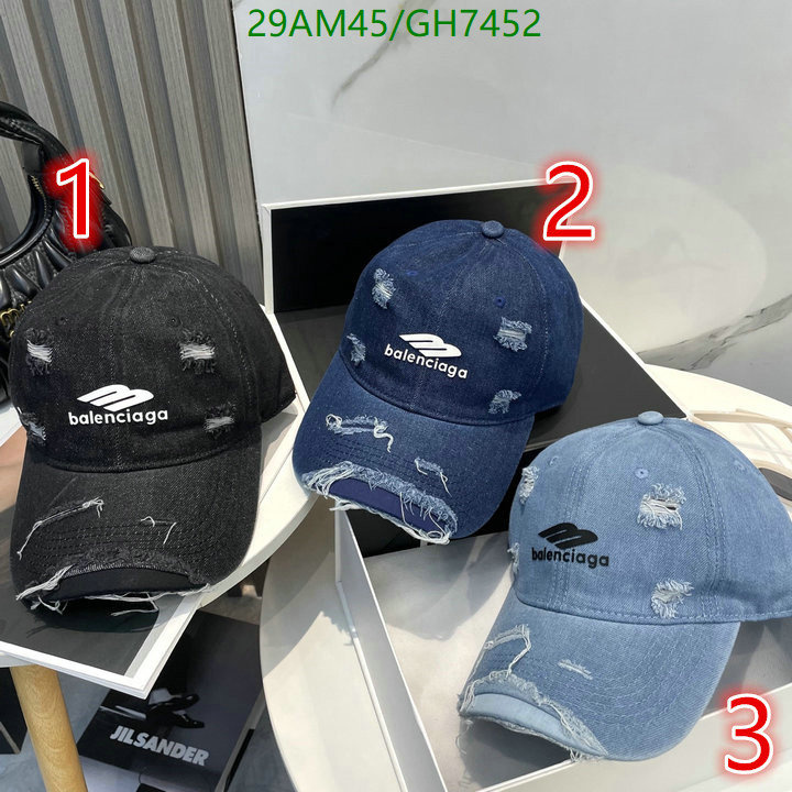 Balenciaga-Cap(Hat) Code: GH7452 $: 29USD