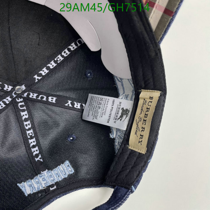 Burberry-Cap(Hat) Code: GH7514 $: 29USD