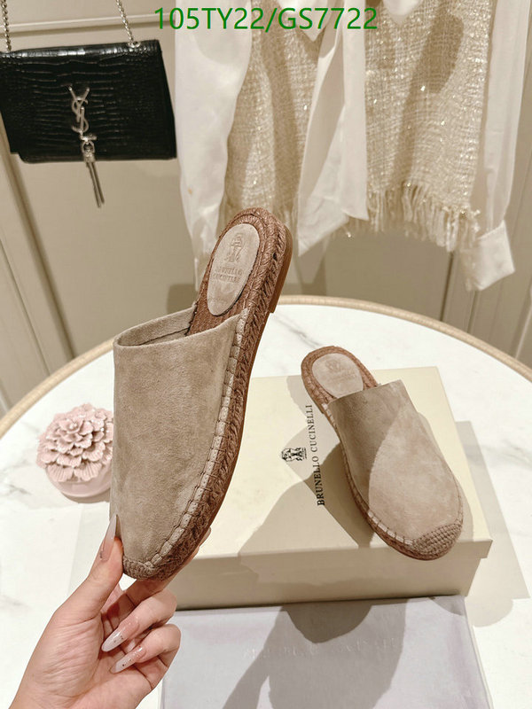Brunello Cucinelli-Women Shoes Code: GS7722 $: 105USD
