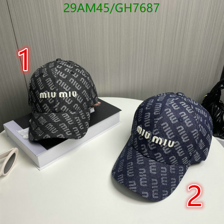 Miu Miu-Cap(Hat) Code: GH7687 $: 29USD