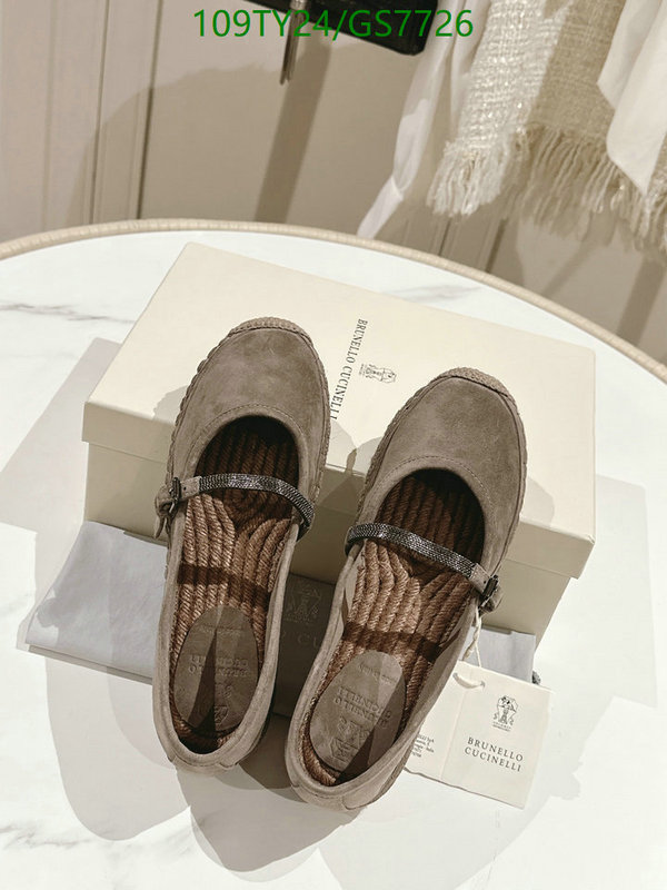 Brunello Cucinelli-Women Shoes Code: GS7726 $: 109USD