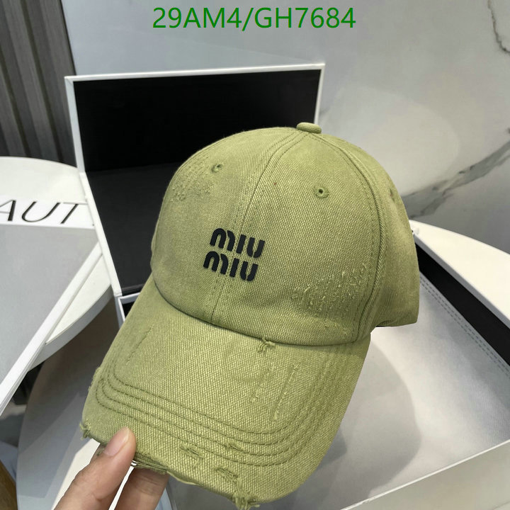 Miu Miu-Cap(Hat) Code: GH7684 $: 29USD
