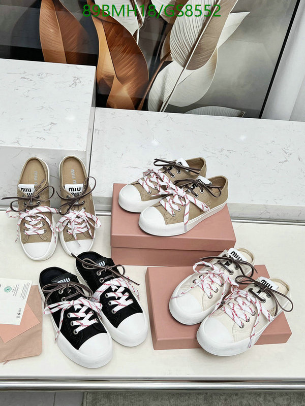 Miu Miu-Women Shoes Code: GS8552 $: 89USD