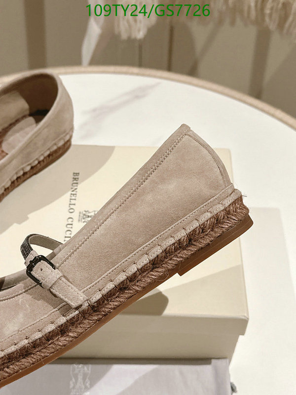 Brunello Cucinelli-Women Shoes Code: GS7726 $: 109USD