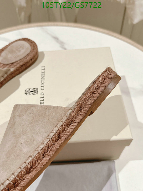 Brunello Cucinelli-Women Shoes Code: GS7722 $: 105USD