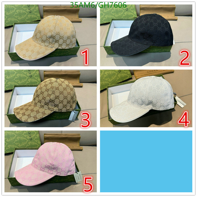 Gucci-Cap(Hat) Code: GH7606 $: 35USD