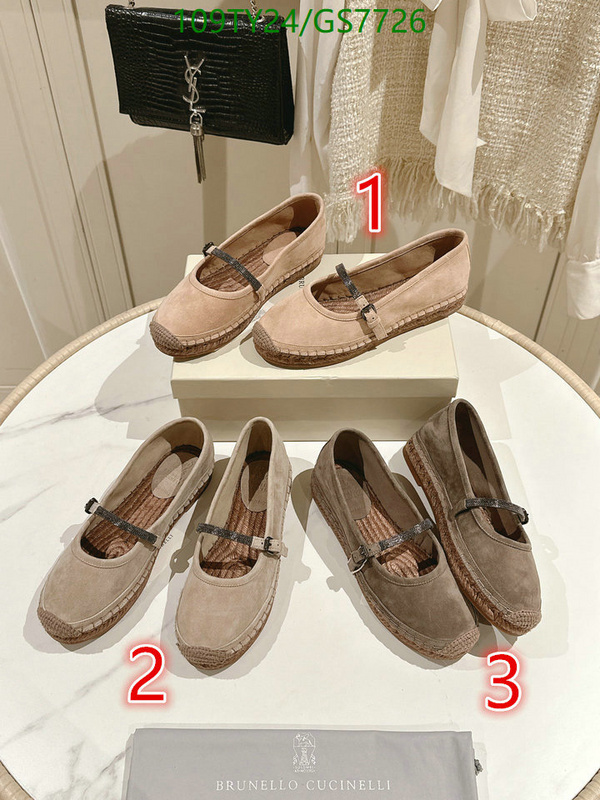 Brunello Cucinelli-Women Shoes Code: GS7726 $: 109USD