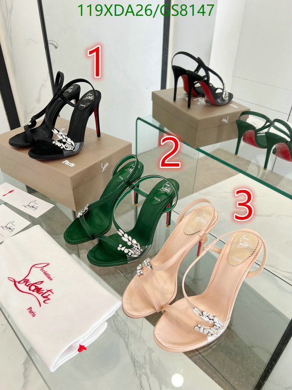 Christian Louboutin-Women Shoes Code: GS8147 $: 119USD