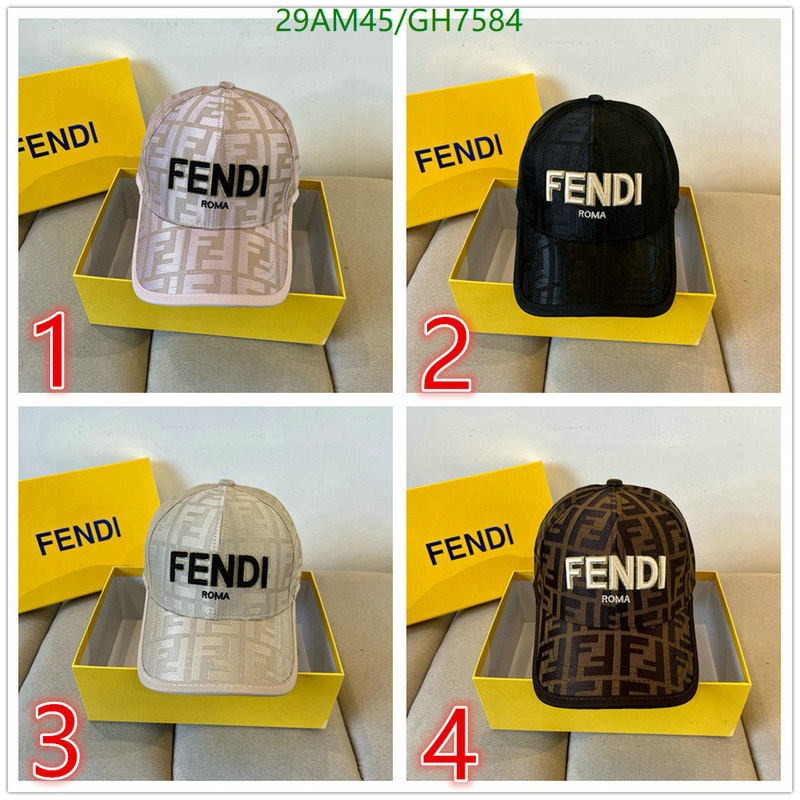 Fendi-Cap(Hat) Code: GH7584 $: 29USD