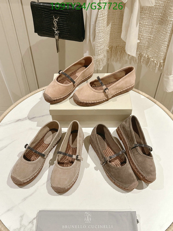Brunello Cucinelli-Women Shoes Code: GS7726 $: 109USD