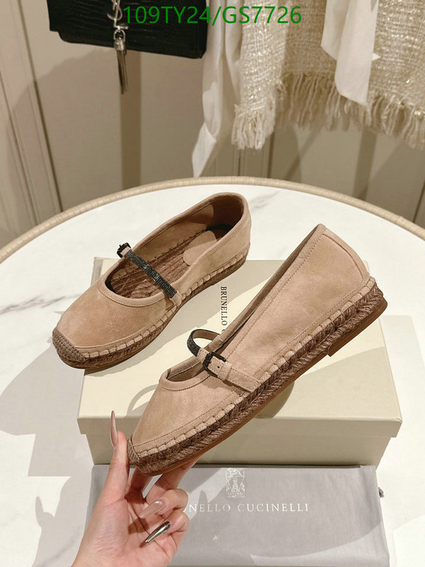 Brunello Cucinelli-Women Shoes Code: GS7726 $: 109USD
