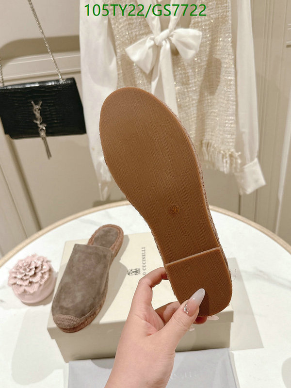 Brunello Cucinelli-Women Shoes Code: GS7722 $: 105USD
