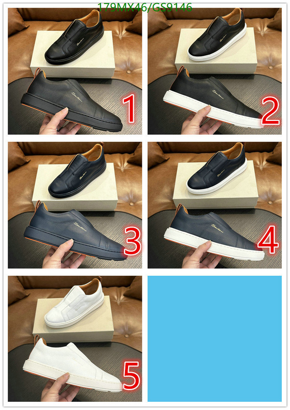 Santoni-Men shoes Code: GS9146 $: 179USD