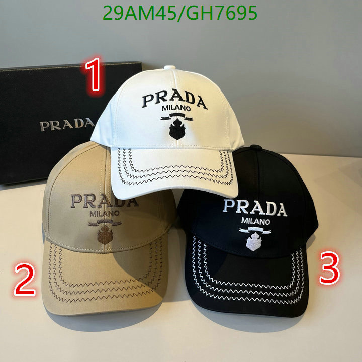 Prada-Cap(Hat) Code: GH7695 $: 29USD