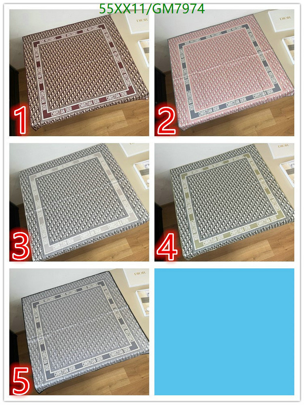 Dior-Scarf Code: GM7974 $: 55USD