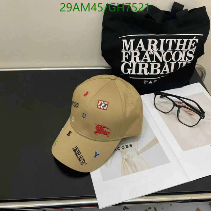 Burberry-Cap(Hat) Code: GH7521 $: 29USD