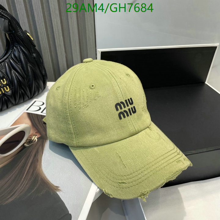 Miu Miu-Cap(Hat) Code: GH7684 $: 29USD