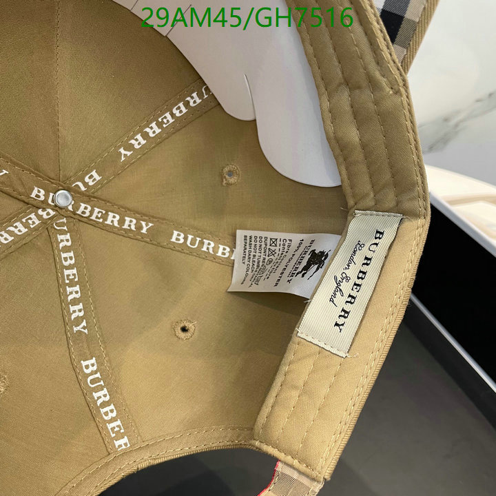 Burberry-Cap(Hat) Code: GH7516 $: 29USD