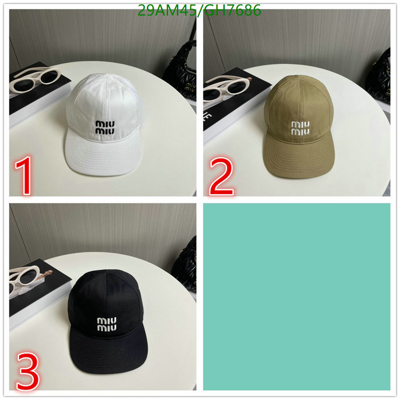 Miu Miu-Cap(Hat) Code: GH7686 $: 29USD