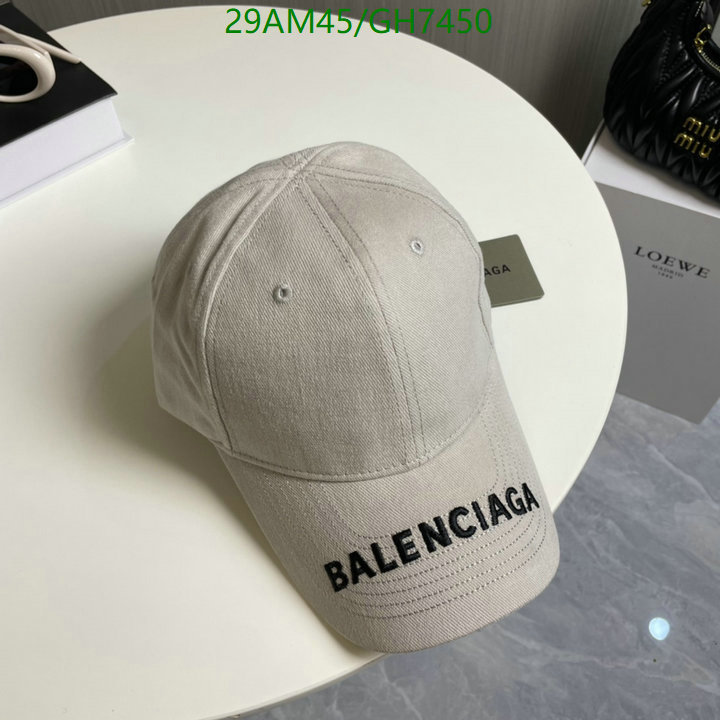 Balenciaga-Cap(Hat) Code: GH7450 $: 29USD