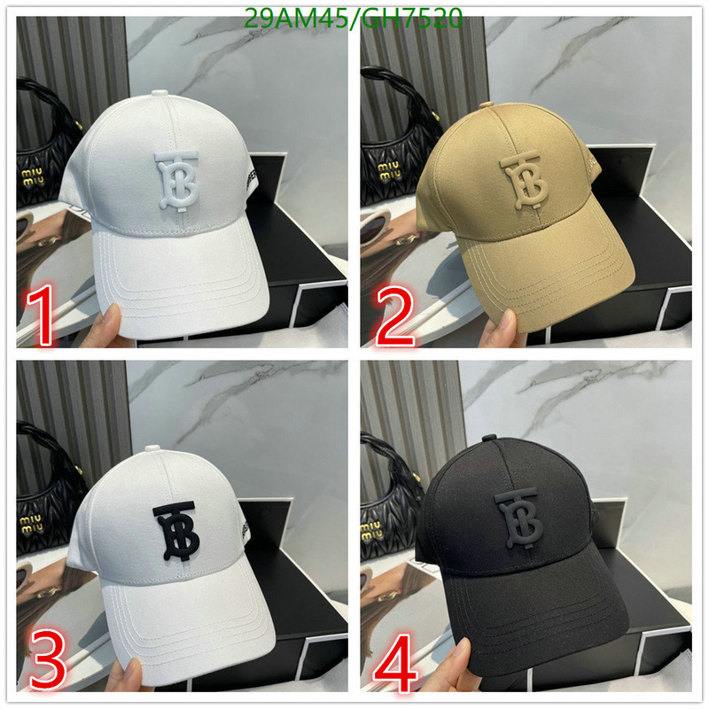 Burberry-Cap(Hat) Code: GH7520 $: 29USD