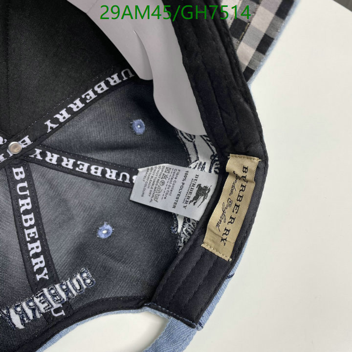 Burberry-Cap(Hat) Code: GH7514 $: 29USD