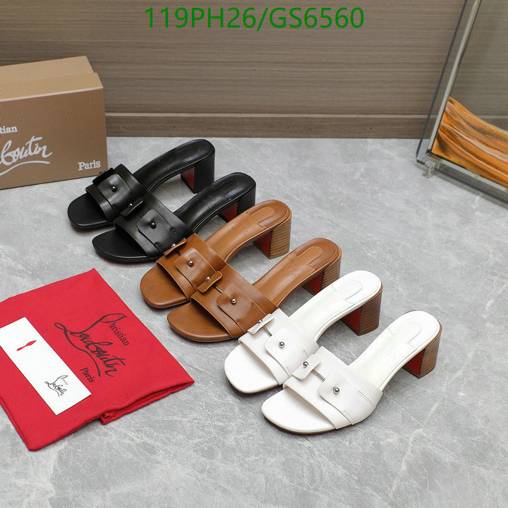 Christian Louboutin-Women Shoes Code: GS6560 $: 119USD