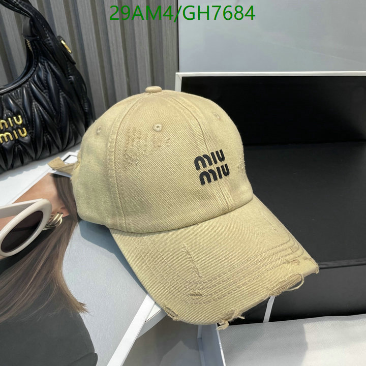 Miu Miu-Cap(Hat) Code: GH7684 $: 29USD
