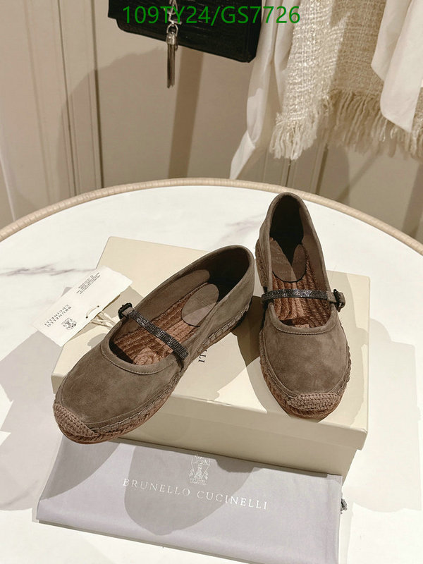 Brunello Cucinelli-Women Shoes Code: GS7726 $: 109USD