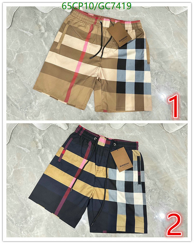 Burberry-Clothing Code: GC7419 $: 65USD