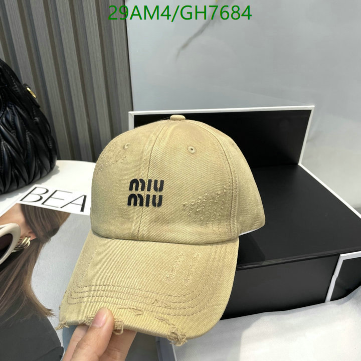 Miu Miu-Cap(Hat) Code: GH7684 $: 29USD