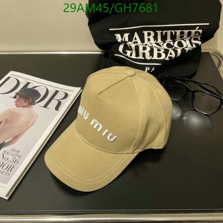 Miu Miu-Cap(Hat) Code: GH7681 $: 29USD