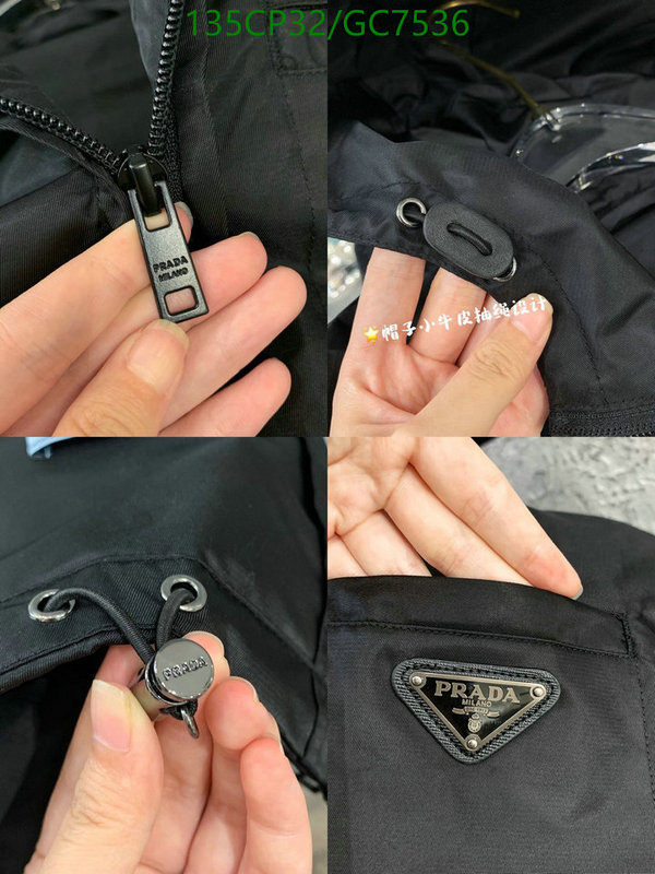 Prada-Clothing Code: GC7536 $: 135USD