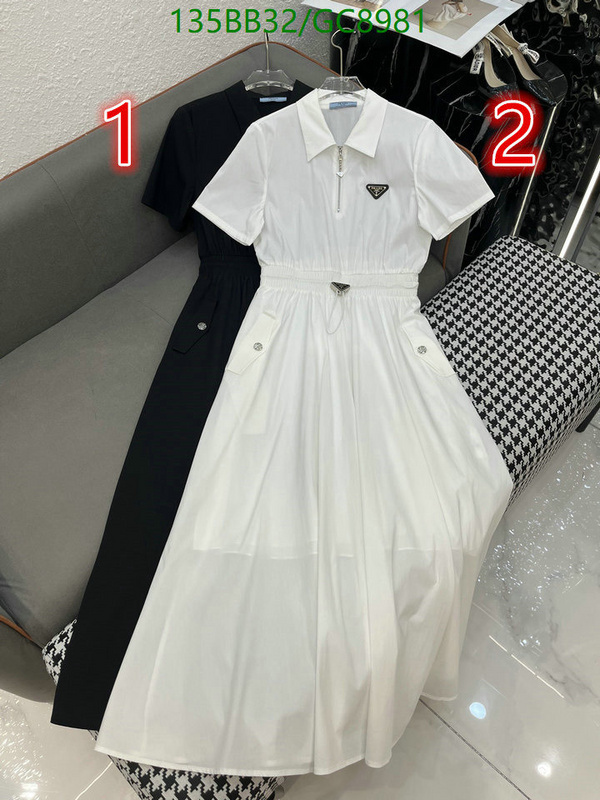 Prada-Clothing Code: GC8981 $: 135USD