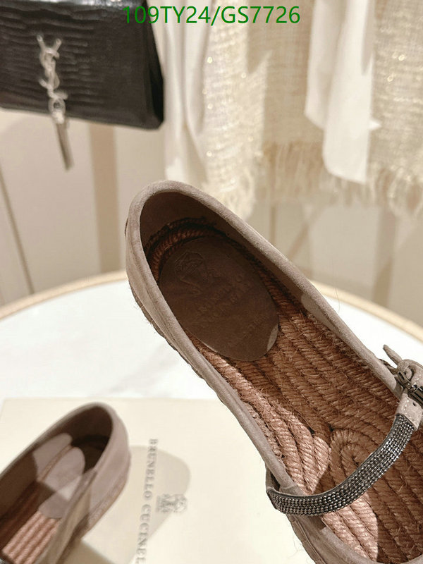 Brunello Cucinelli-Women Shoes Code: GS7726 $: 109USD