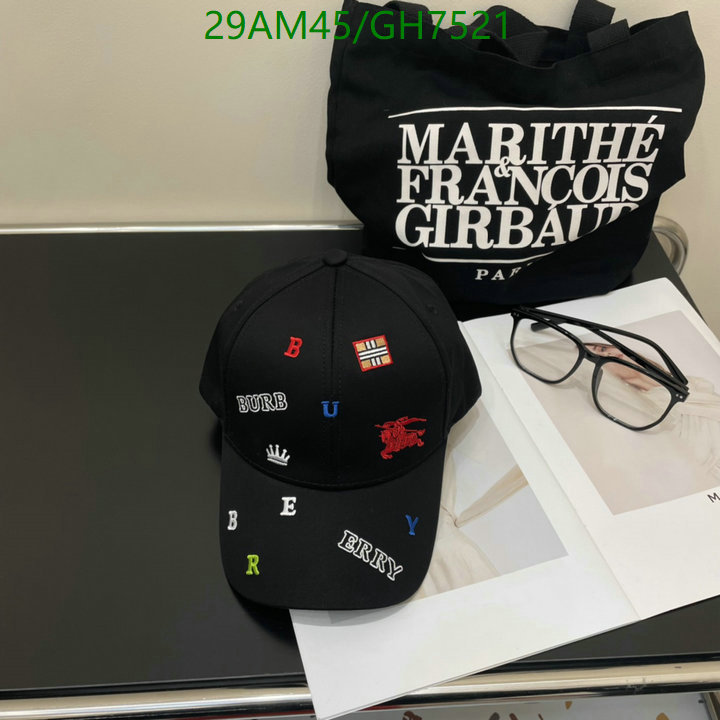 Burberry-Cap(Hat) Code: GH7521 $: 29USD