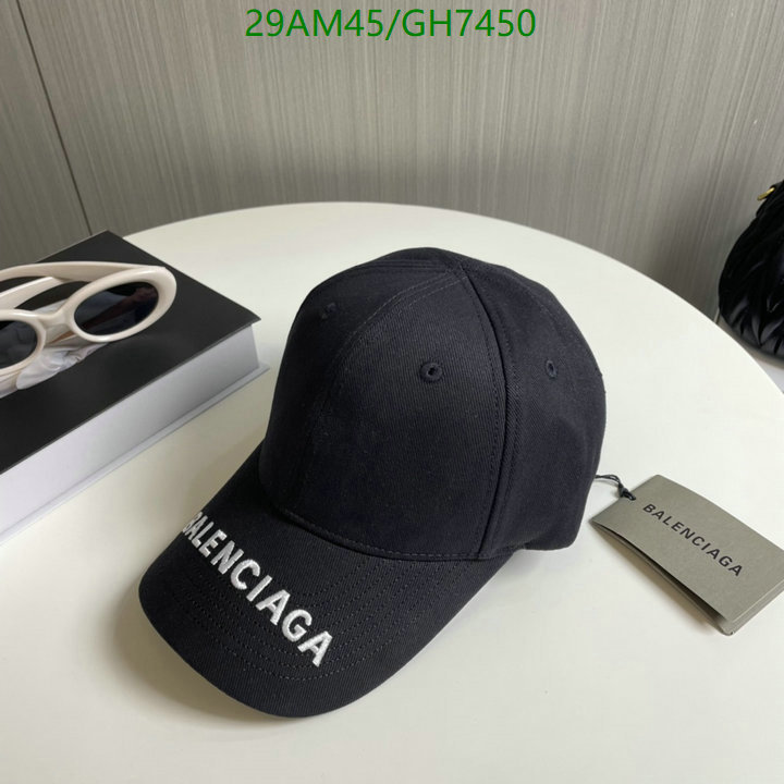 Balenciaga-Cap(Hat) Code: GH7450 $: 29USD