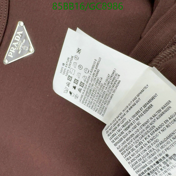Prada-Clothing Code: GC8986 $: 85USD