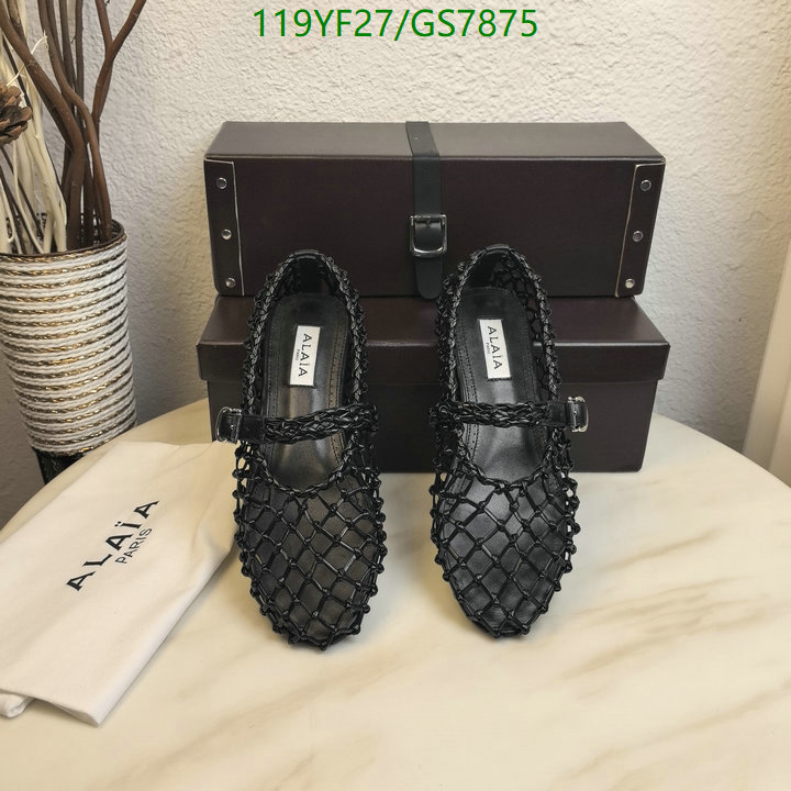 ALAIA-Women Shoes Code: GS7875 $: 119USD
