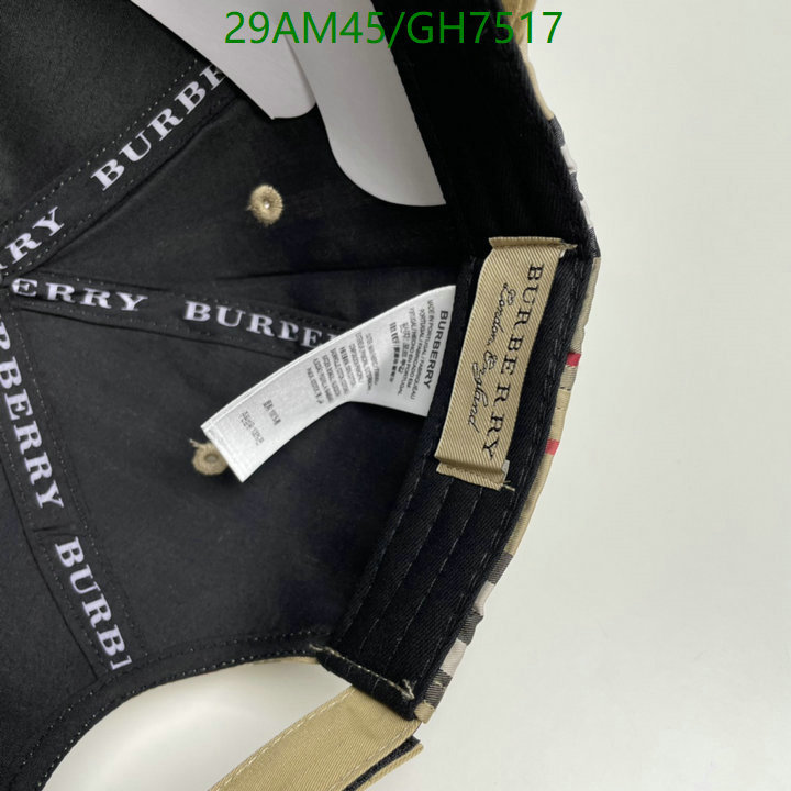 Burberry-Cap(Hat) Code: GH7517 $: 29USD