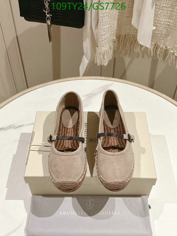 Brunello Cucinelli-Women Shoes Code: GS7726 $: 109USD