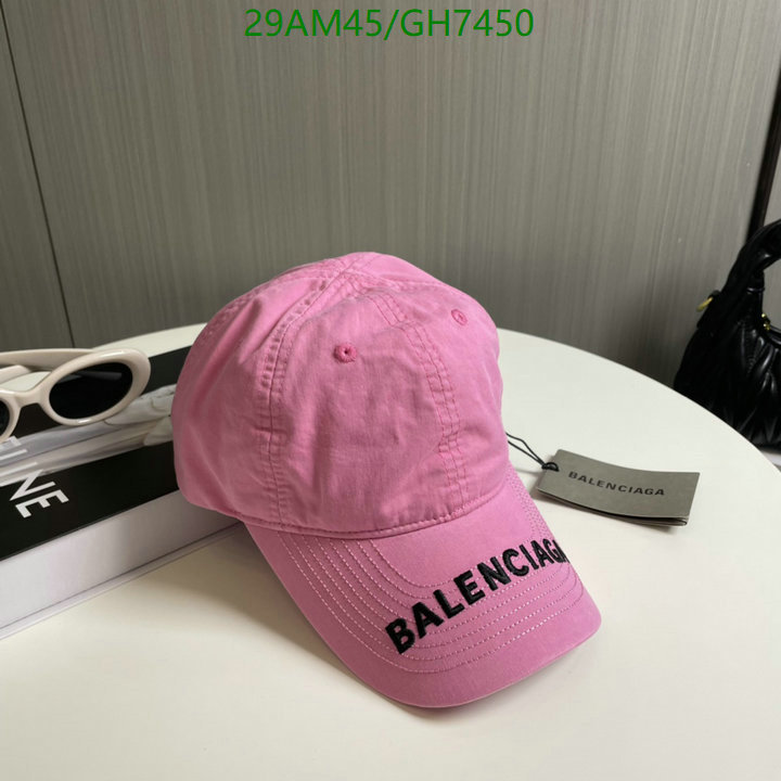 Balenciaga-Cap(Hat) Code: GH7450 $: 29USD