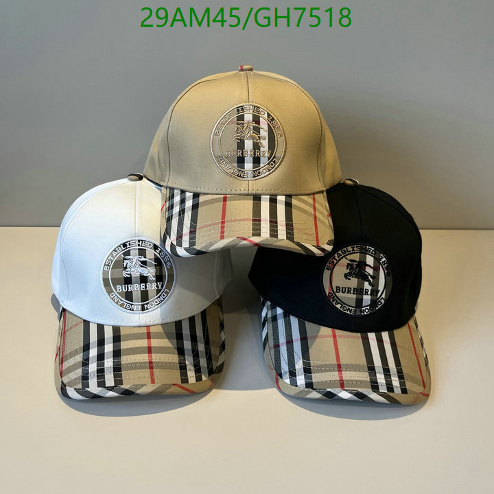 Burberry-Cap(Hat) Code: GH7518 $: 29USD
