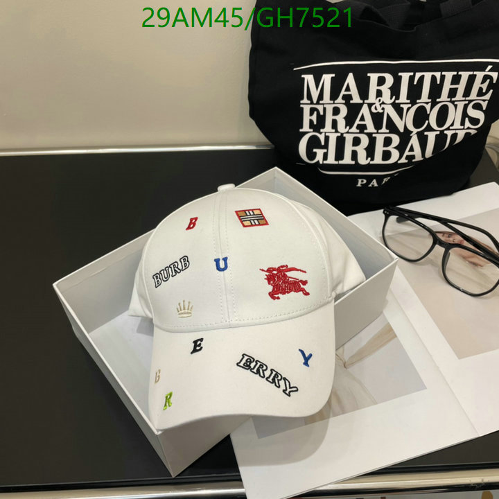 Burberry-Cap(Hat) Code: GH7521 $: 29USD